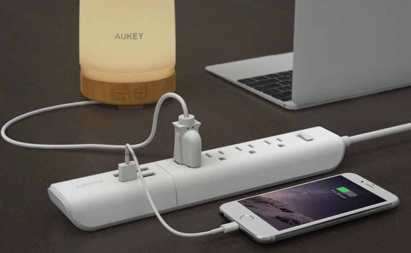 AUKEY Power Strip with 4 USB Ports, $16 with code 3VKGEHIQ